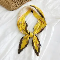 Korean Thin Silk Small Square Scarf sku image 3