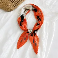 Korean Thin Silk Small Square Scarf sku image 7