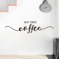 Creative Black White English Slogan Early Morning Wall Stickers main image 4