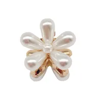 Korean Fashion Pearl Flower Hairpin main image 5