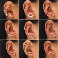 Wholesale Jewelry Fashion Geometric Alloy No Inlaid Plating Earrings main image 1
