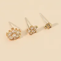 Wholesale Jewelry Fashion Geometric Alloy No Inlaid Plating Earrings main image 4