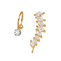 Wholesale Jewelry Fashion Geometric Alloy No Inlaid Plating Earrings main image 5