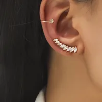 Wholesale Jewelry Fashion Geometric Alloy No Inlaid Plating Earrings sku image 7