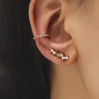 Wholesale Jewelry Fashion Geometric Alloy No Inlaid Plating Earrings sku image 4
