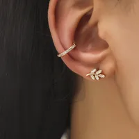 Wholesale Jewelry Fashion Geometric Alloy No Inlaid Plating Earrings sku image 6