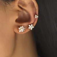 Wholesale Jewelry Fashion Geometric Alloy No Inlaid Plating Earrings sku image 9