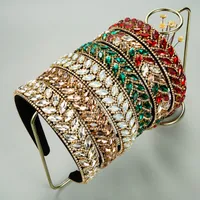 Korean Fashion Full Diamond Headband Wholesale main image 1