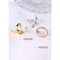 Wholesale Jewelry Fashion Geometric 304 Stainless Steel No Inlaid 18K Gold Plated Plating main image 2