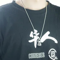 Simple Fist Stainless Steel Necklace Wholesale main image 5