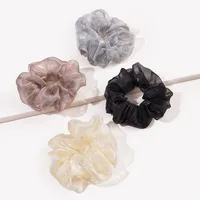 Simple Net Yarn Hair Scrunchies main image 1