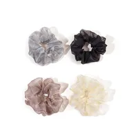 Simple Net Yarn Hair Scrunchies main image 4