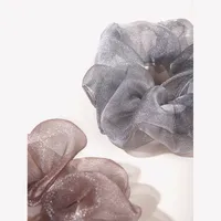 Simple Net Yarn Hair Scrunchies main image 5