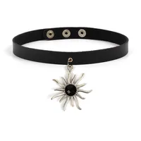 Fashion Heart Shape Pu Leather Women's Choker sku image 6