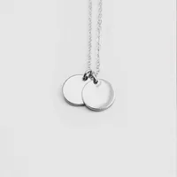 Stainless Steel 14K Gold Plated Fashion Plating Geometric Necklace sku image 1