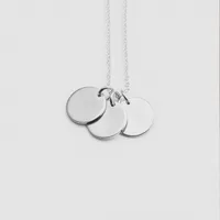 Stainless Steel 14K Gold Plated Fashion Plating Geometric Necklace sku image 2