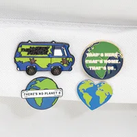 Environmental Protection Style Brooch Set main image 3