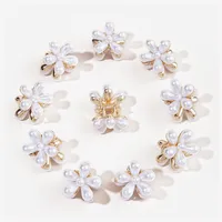 Korean Retro Pearl Daisy Flower Hairpin main image 2