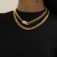 Fashion Snake Bone Chain Hollow Necklace main image 2