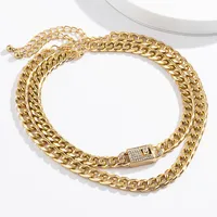 Fashion Snake Bone Chain Hollow Necklace main image 4