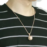 Fashion Round Alloy Plating Unisex Pendant Necklace main image 5