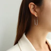 Fashion Geometric Plating 304 Stainless Steel No Inlaid 18K Gold Plated Earrings sku image 2