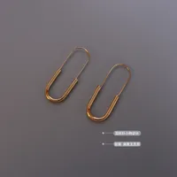 Fashion Geometric Plating 304 Stainless Steel No Inlaid 18K Gold Plated Earrings main image 2