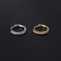 Ear Cartilage Rings & Studs Simple Style Geometric Copper Plating Artificial Gemstones main image 3