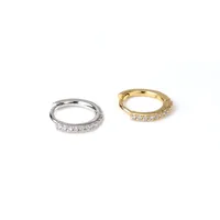 Ear Cartilage Rings & Studs Simple Style Geometric Copper Plating Artificial Gemstones main image 5