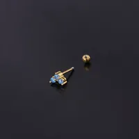 Ear Cartilage Rings & Studs Heart Copper Plating Artificial Gemstones main image 4