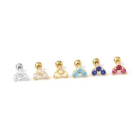 Ear Cartilage Rings & Studs Heart Copper Plating Artificial Gemstones main image 5