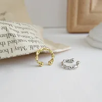 Korean S925 Sterling Silver Twist Ear Clip main image 2