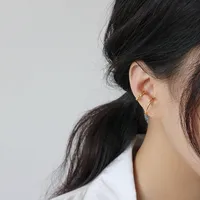 Korean S925 Sterling Silver Twist Ear Clip main image 4