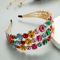 Women's Lady Plaid Alloy Diamond main image 3