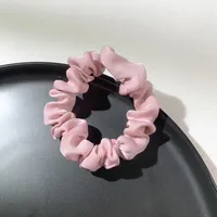 Fashion Velvet Solid Color Hair Scrunchies Wholesale sku image 5