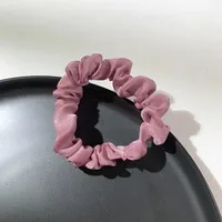 Fashion Velvet Solid Color Hair Scrunchies Wholesale sku image 6