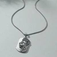 Fashion Lion Head Alloy Necklace Wholesale main image 2