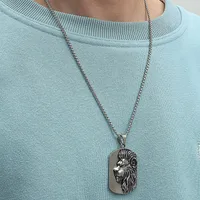 Fashion Lion Head Alloy Necklace Wholesale main image 4
