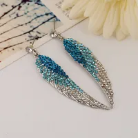 Retro Lady Novelty Wings Plating Alloy Artificial Gemstones Earrings main image 2