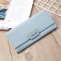 Korean Multi-card Metal Buckle Clutch Wholesale main image 1