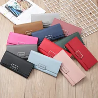 Korean Multi-card Metal Buckle Clutch Wholesale main image 2