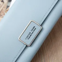 Korean Multi-card Metal Buckle Clutch Wholesale main image 4