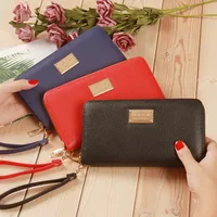 Korean Lychee Pattern Zipper Wallet main image 1