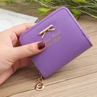 Korean Bow Coin Purse Wallet Candy Color Coin Bag sku image 4