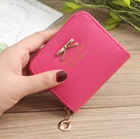 Korean Bow Coin Purse Wallet Candy Color Coin Bag sku image 13
