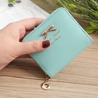 Korean Bow Coin Purse Wallet Candy Color Coin Bag sku image 7