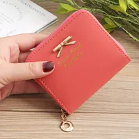 Korean Bow Coin Purse Wallet Candy Color Coin Bag sku image 8