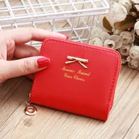 Korean Bow Coin Purse Wallet Candy Color Coin Bag sku image 2