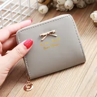 Korean Bow Coin Purse Wallet Candy Color Coin Bag sku image 10