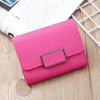Korean Solid Color Mini Coin Purse sku image 1